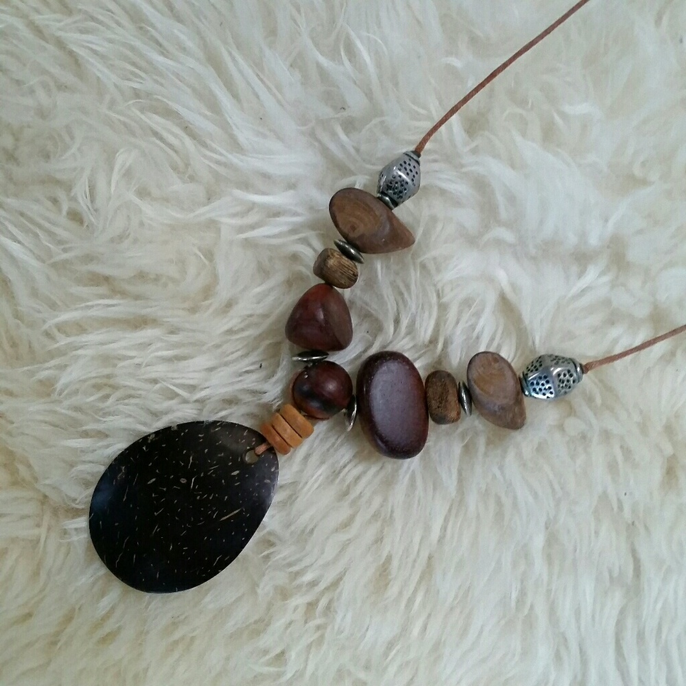 Mixed Material Necklack