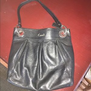 Leather Coach purse