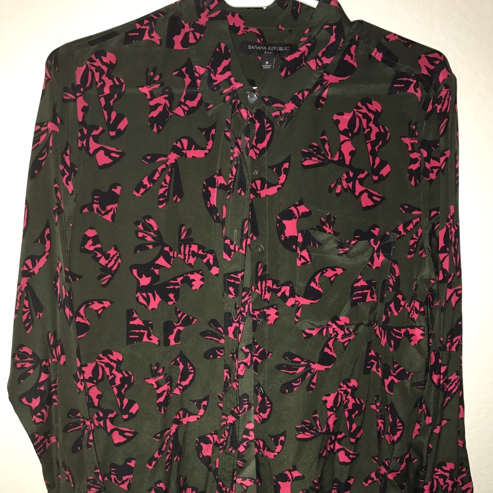 Banana Republic Silk Shirt