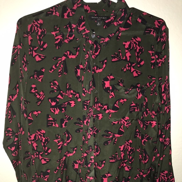 Banana Republic Silk Shirt - Picture 1 of 2