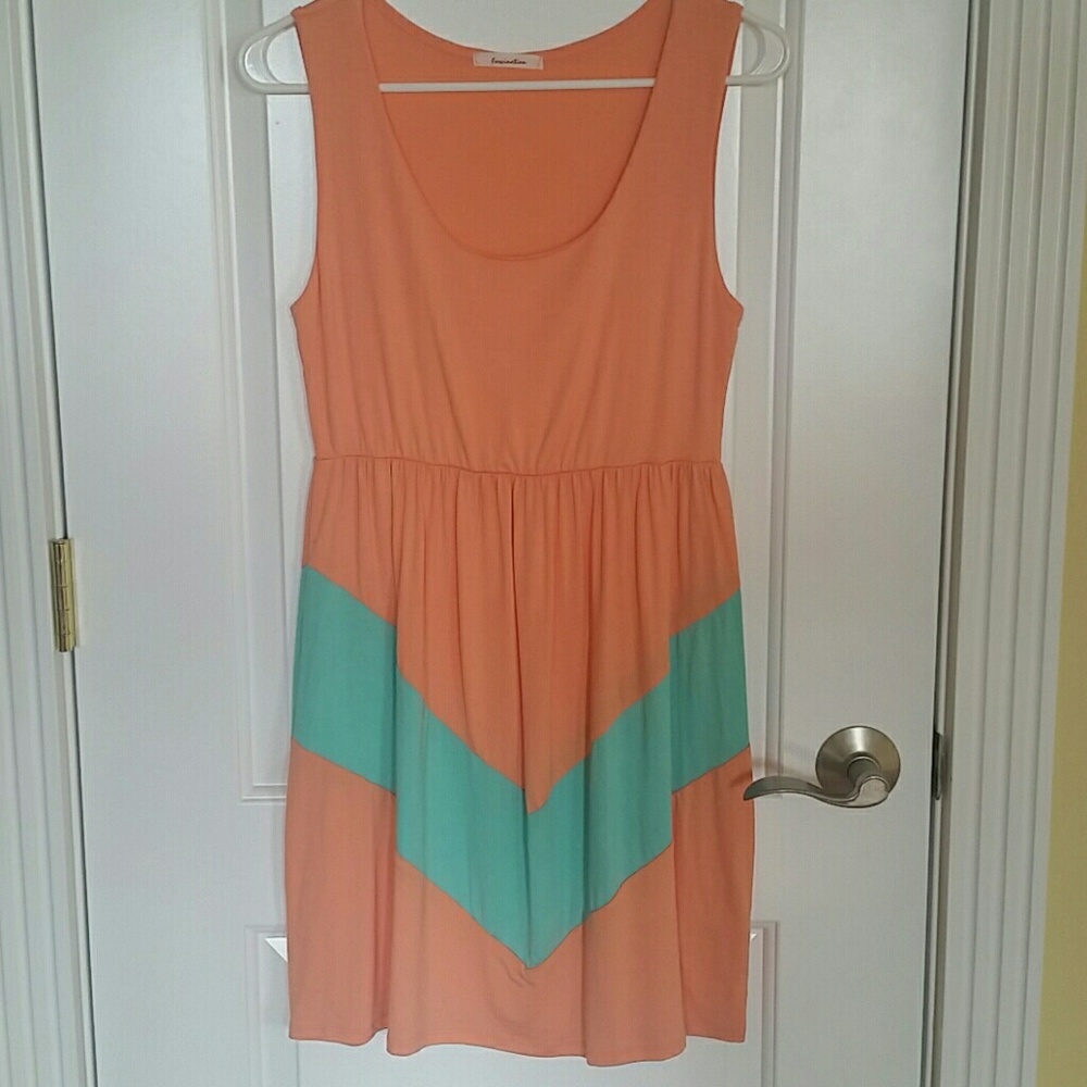 Peach sundress