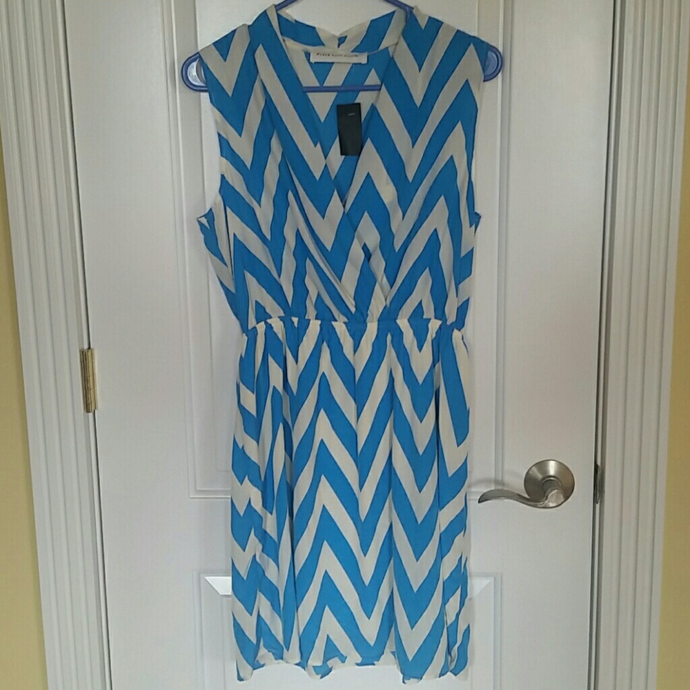 NEW chevron shift dress