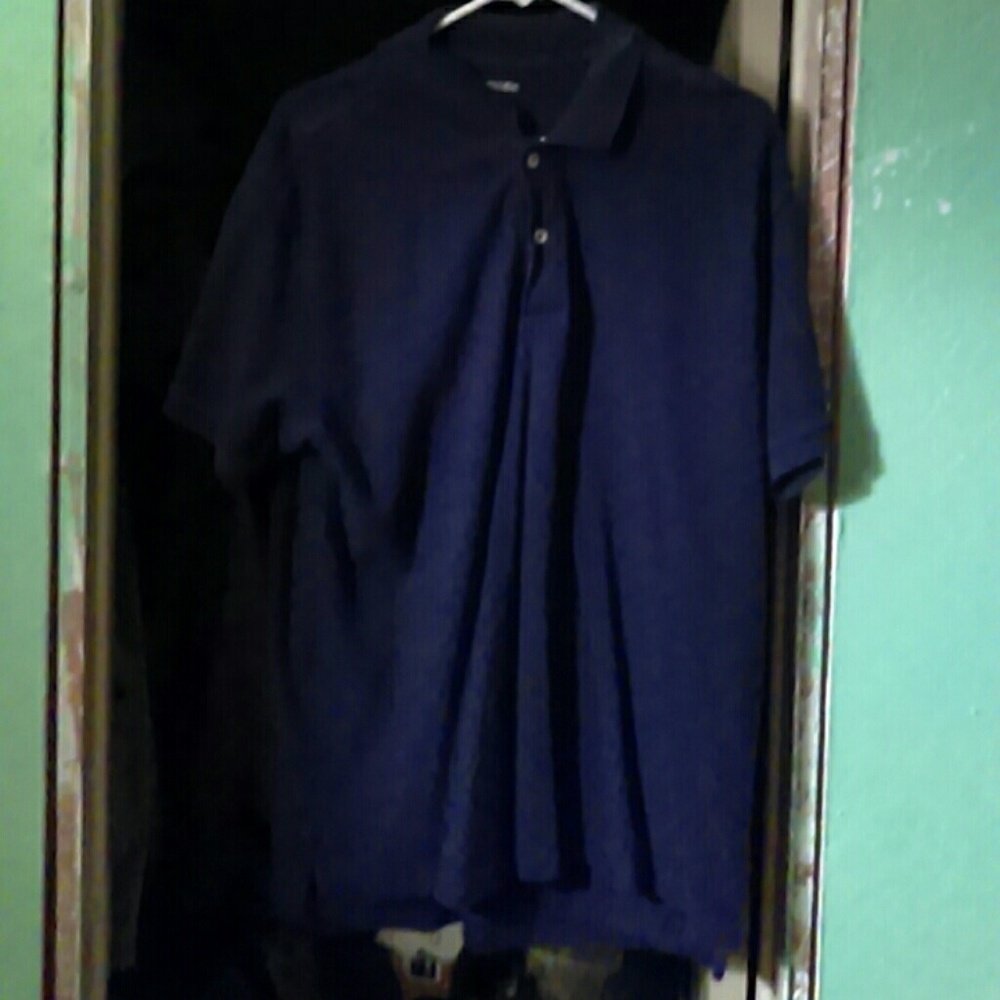 Navy Blue St. John's Bay Polo Shirts