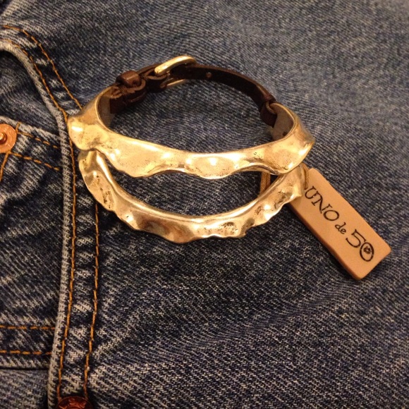 UNO DE 50 sterling silver buckle bracelet - Picture 1 of 4