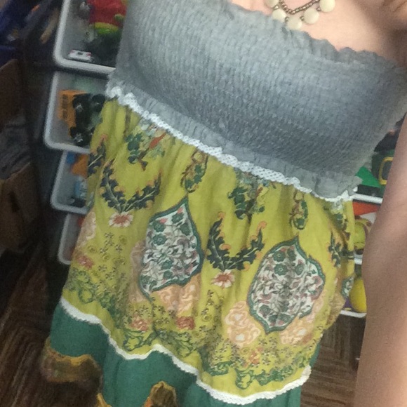 Strapless summer dress [Ya] size L - Picture 4 of 4