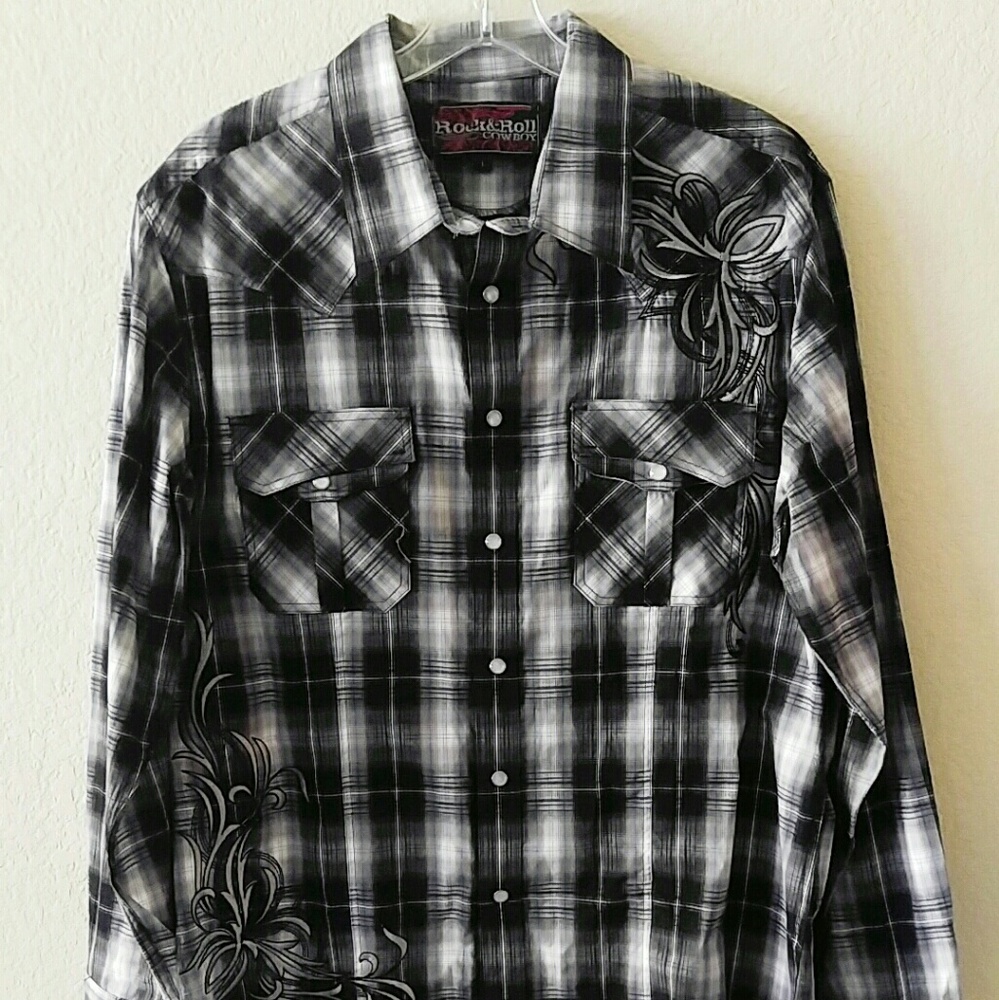 Men's western shirt size L