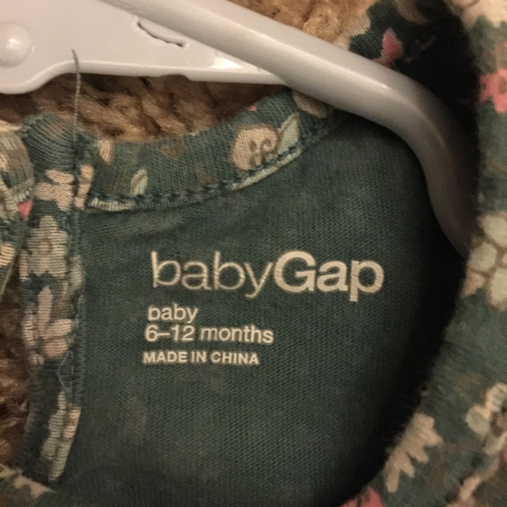Baby gap 6-12 months floral dress