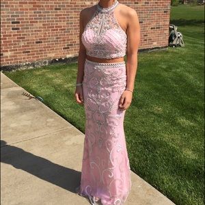 Two Piece Prom Dress