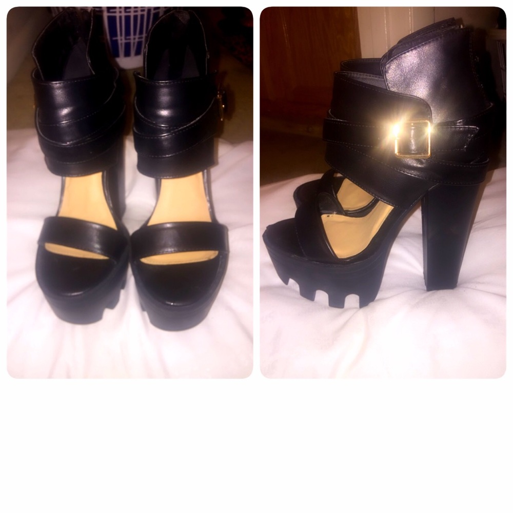 Black heels