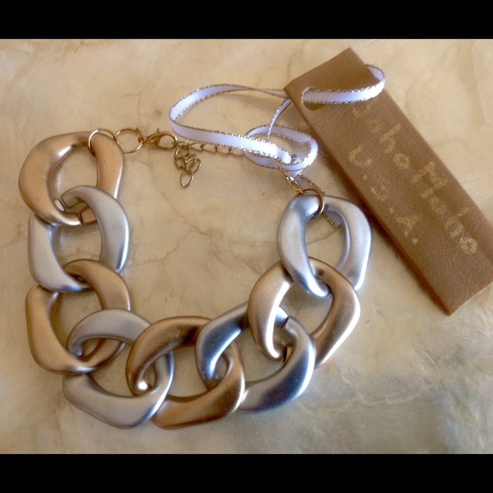 ☘❤️HOST PICK! ☘Silver and gold link chain bracelet