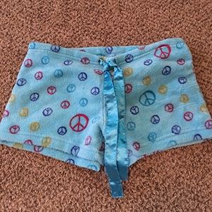 Blue fuzzy pajama shorts ⭐️FINAL MARKDOWN⭐️