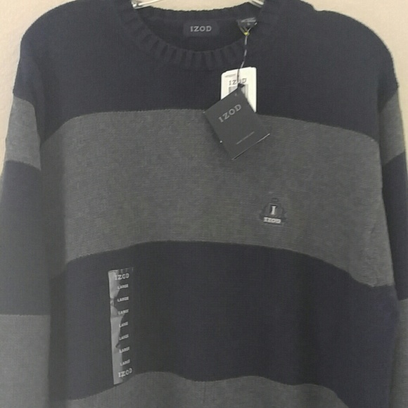 Navy and grey Sweater size L - Picture 2 of 4