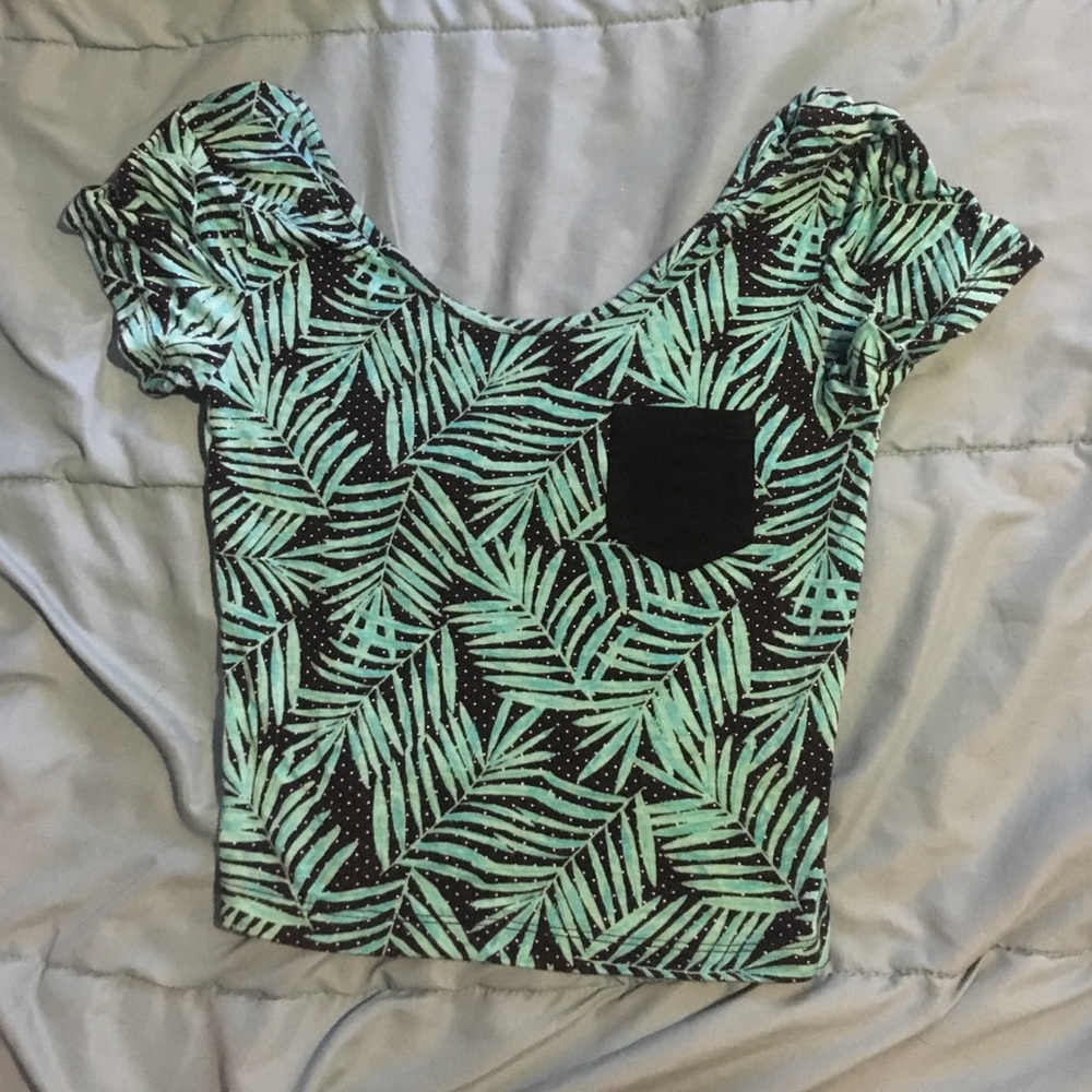 Patterned Crop Top