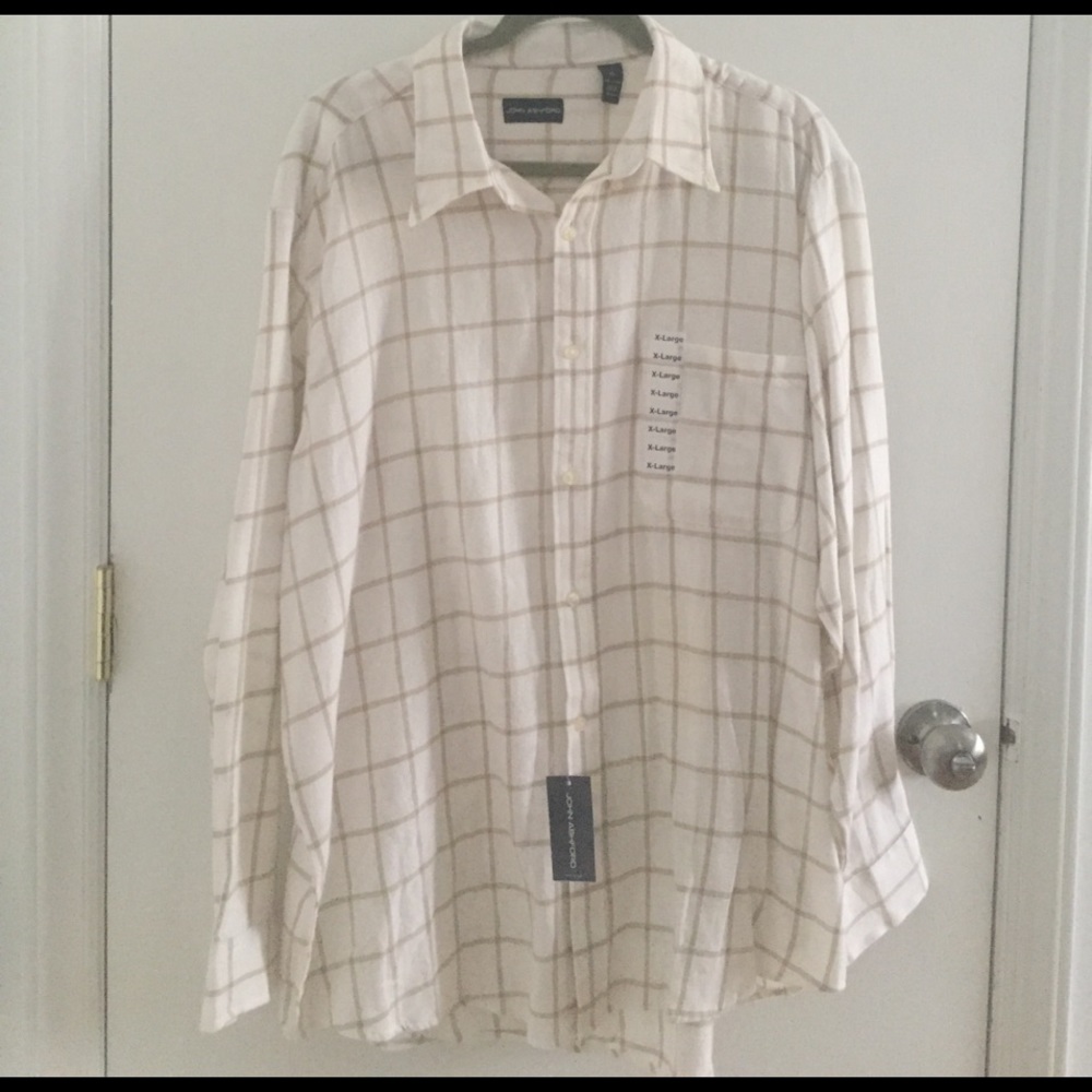 Jhon Ashford men's long sleeve flannel shirt