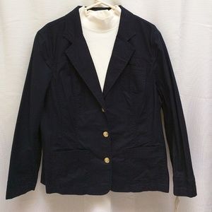 NWT Tommy Hilfiger navy stretch blazer