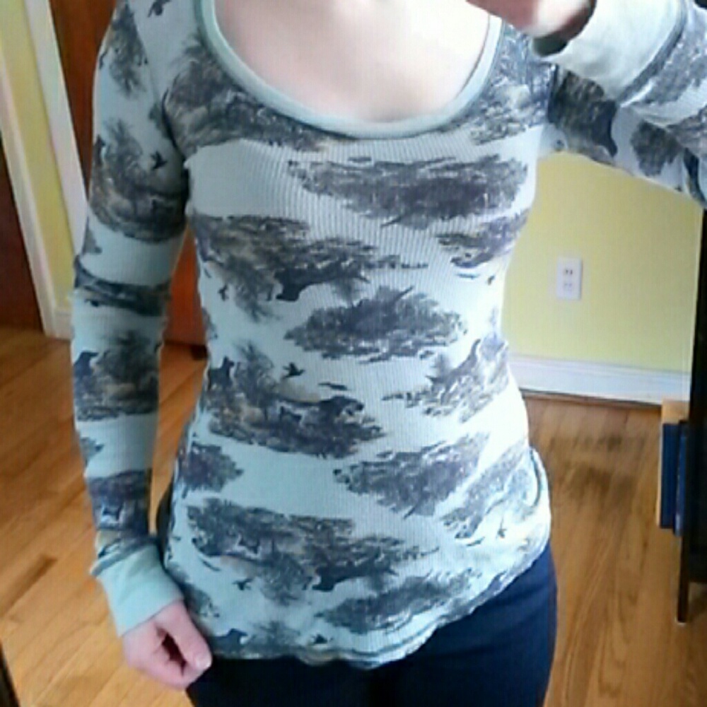 Free People Hunting Dog Thermal Tee