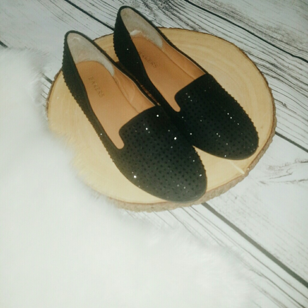 Bakers brand Black sequin flats