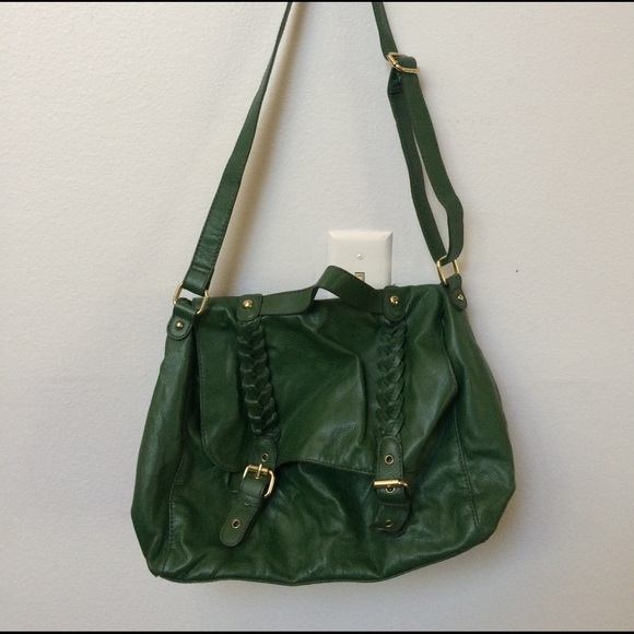 h&m green bag