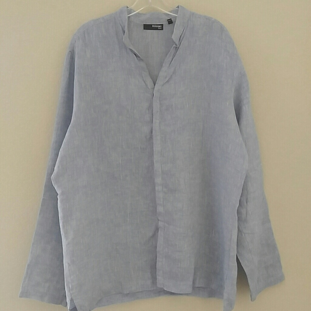 Murano linen shirt size large