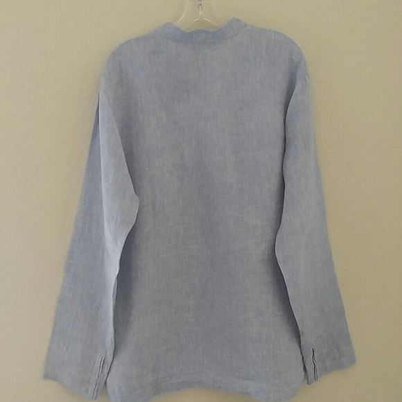 Murano linen shirt size large - Picture 3 of 4