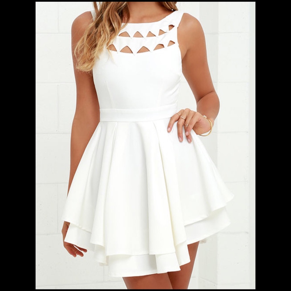 LULUS White Mini Dress