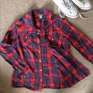 Amazing, soft oversized flannel from target