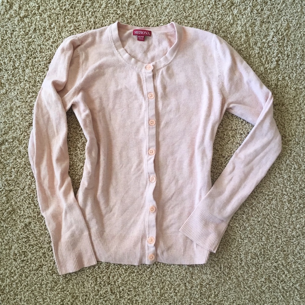 Light pink cardigan