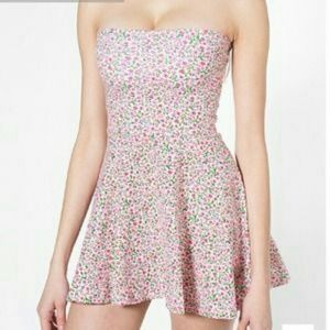 🌹American Apparel Floral Skater Skirt Dress