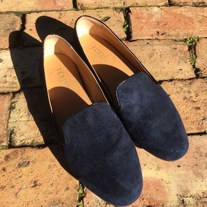 Blue Suede Flats