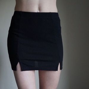 John Galt ribbed skirt