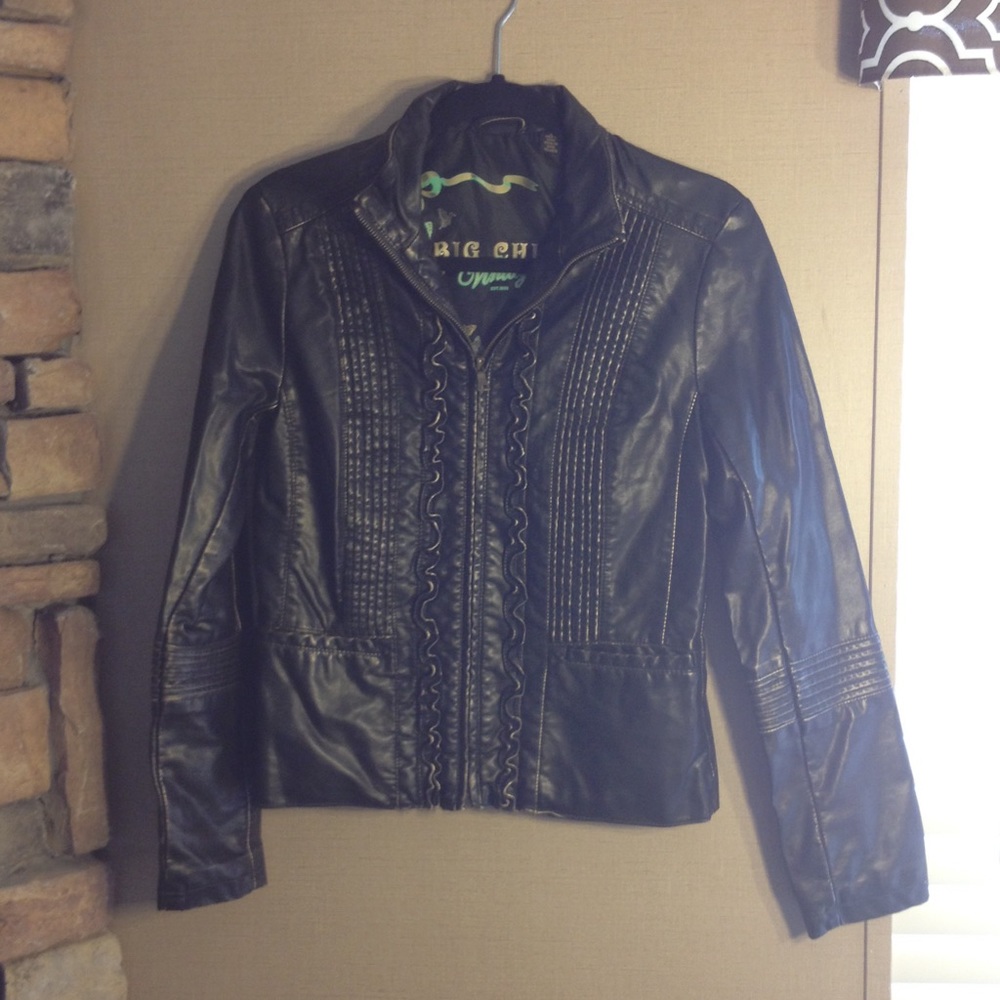 BIG CHILL Vegan Leather Jacket! Bronze!