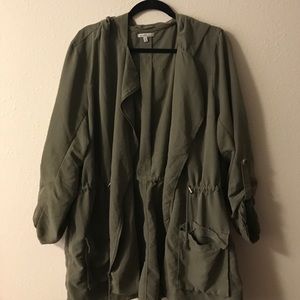 Charlotte Russe Army Green Lightweight Jacket