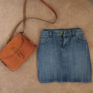 WORN ONCE J CREW DENIM SKIRT