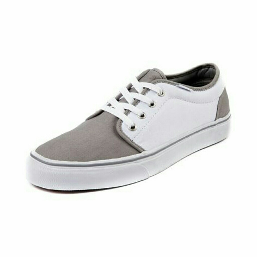 VANS Unisex Grey and White Shoes