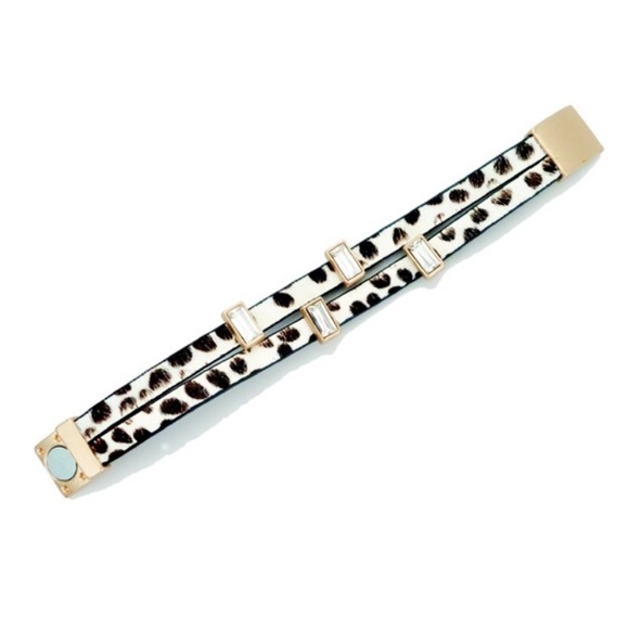 LOWEST! Animal Print Double Band Bracelet - Picture 4 of 8