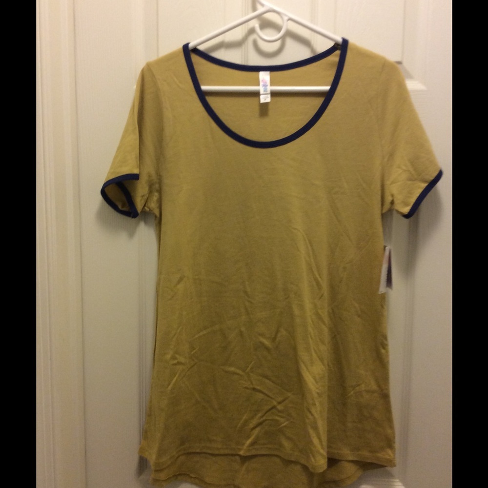 Yellow & Blue Classic T from LuLaRoe