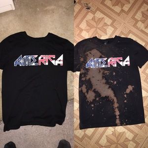Self distressed T-Shirt inquire for service.