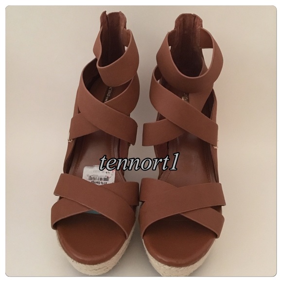 BCBG BG-Radly Toffee Wedges - Picture 1 of 5