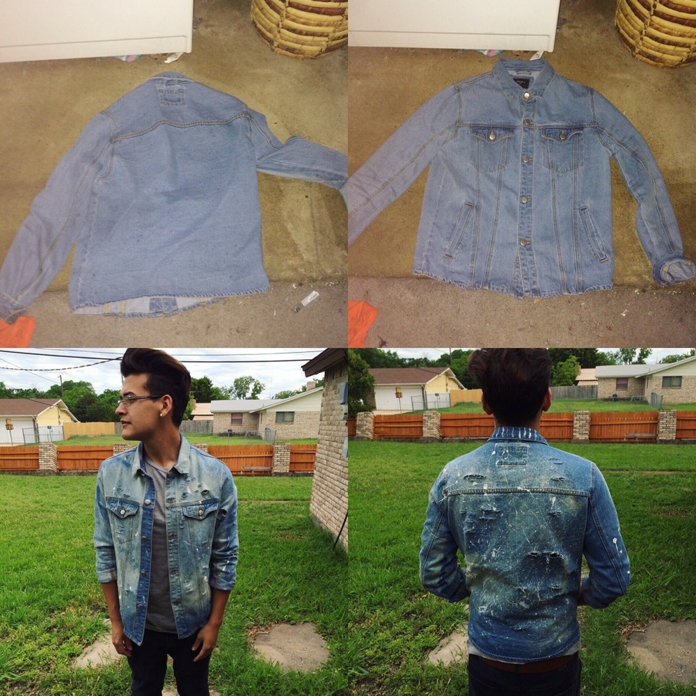 Distressed / Hand painted jacket