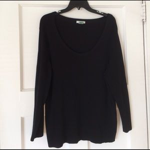 Black Career Casual Top Size XL
