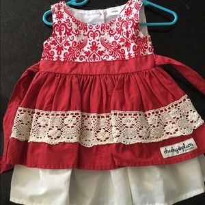 Cheeky plum 6-12 months dress