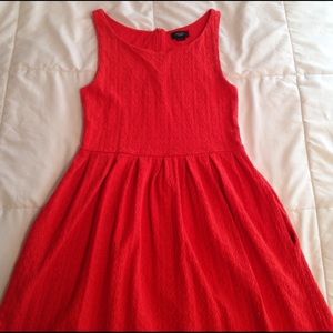 Anthropologie Orange Sundress