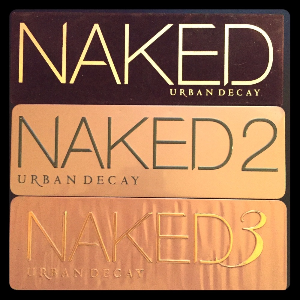 Lot of 3 Urban Decay Naked Palettes
