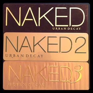 Lot of 3 Urban Decay Naked Palettes