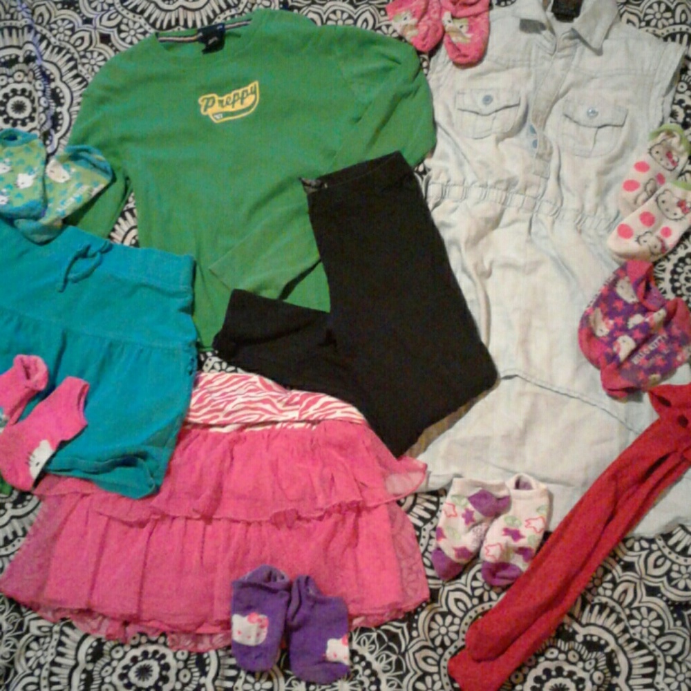 Little girls size 7/8 lot of clothing Ralph lauren
