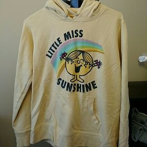 Juniors "Little Miss Sunshine" Sweatshirt - Yellow