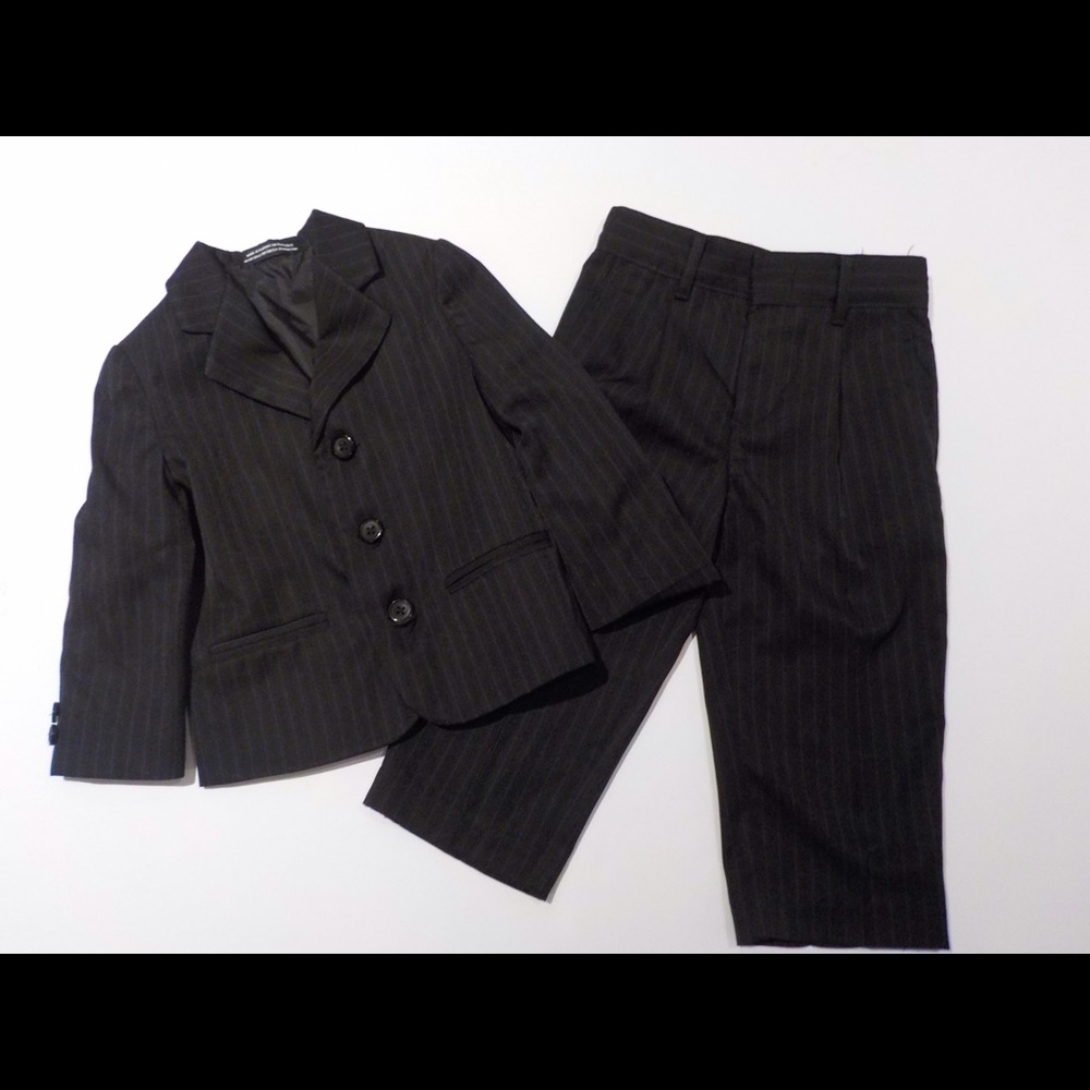 Boy's 2T Amherst Collection 2 Piece pinstripe suit