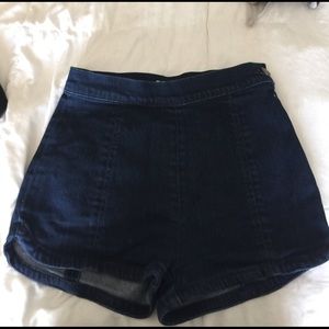 BDG Side zip shorts