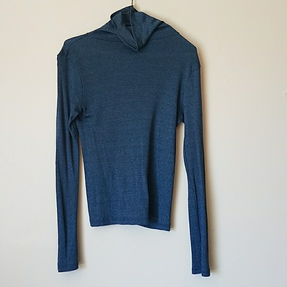 Michael Stars Blue Turtleneck