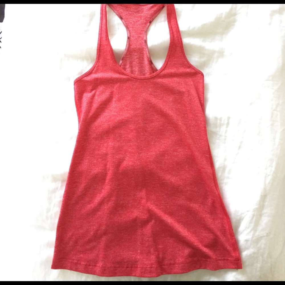 Lululemon heathered red cool racerback